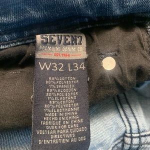 Seven7 Mens Slim Strait Jeans 32x34